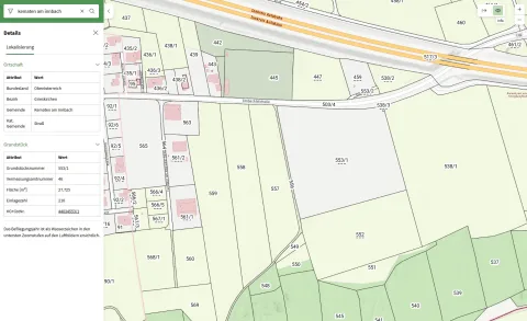 Altlasten-GIS, Gewerbegrund in Kematen am Innbach