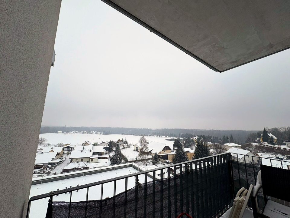 Ausblick vom Balkon